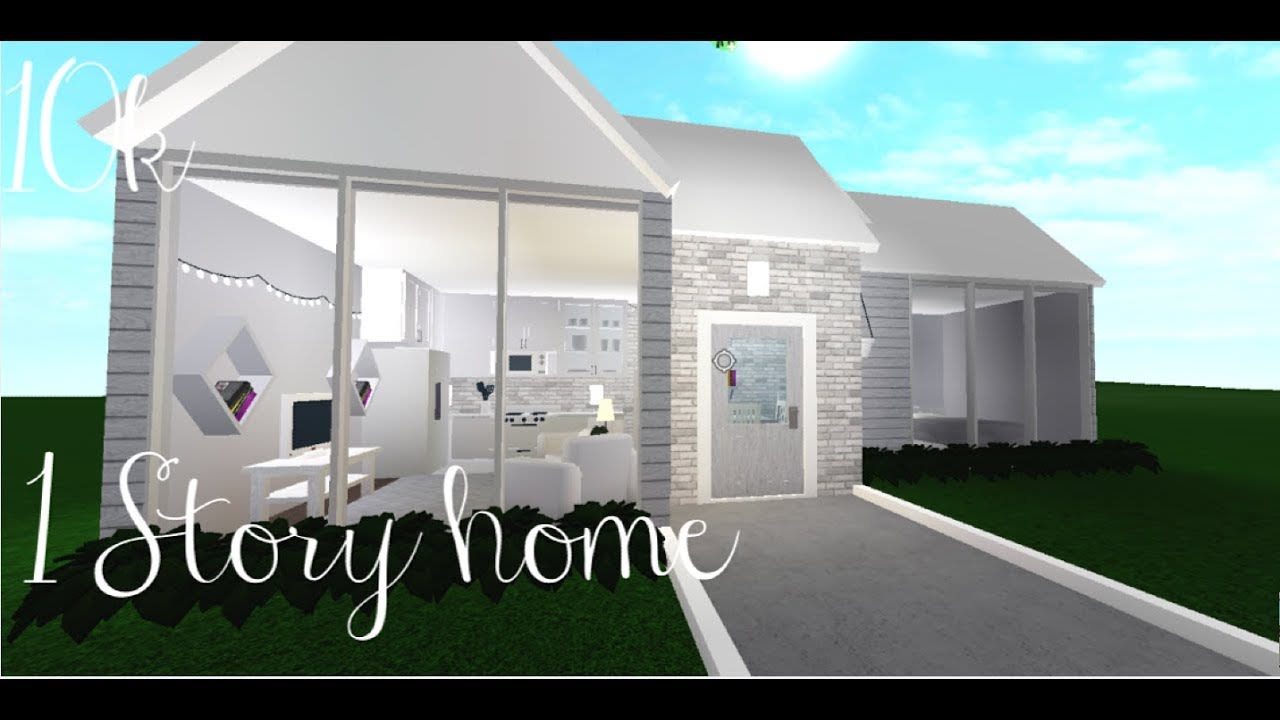 Bloxburg house* -cost: 19k for layout and some outside decoration