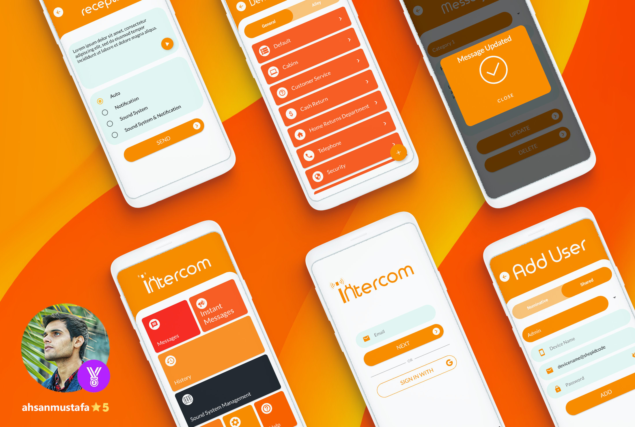 Download Design Interactive Mockup In Android Studio By Ahsanmustafa Fiverr