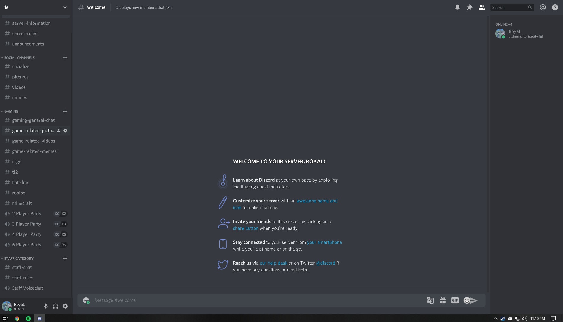 Make You 3 Discord Server For Only 5 Euros By Andreiionut360 Fiverr - roblox csgo discord