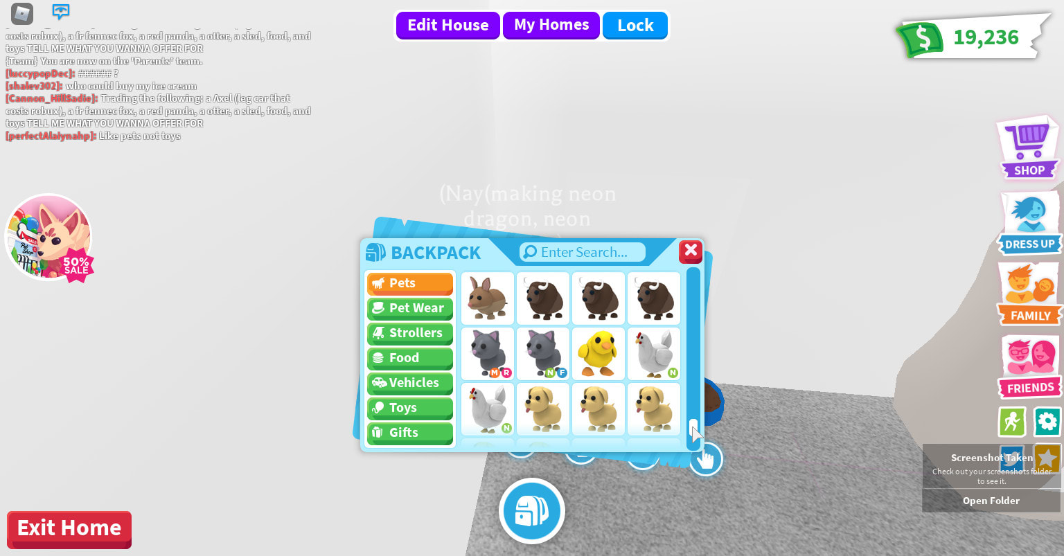 roblox adopt me all legendary pets neon