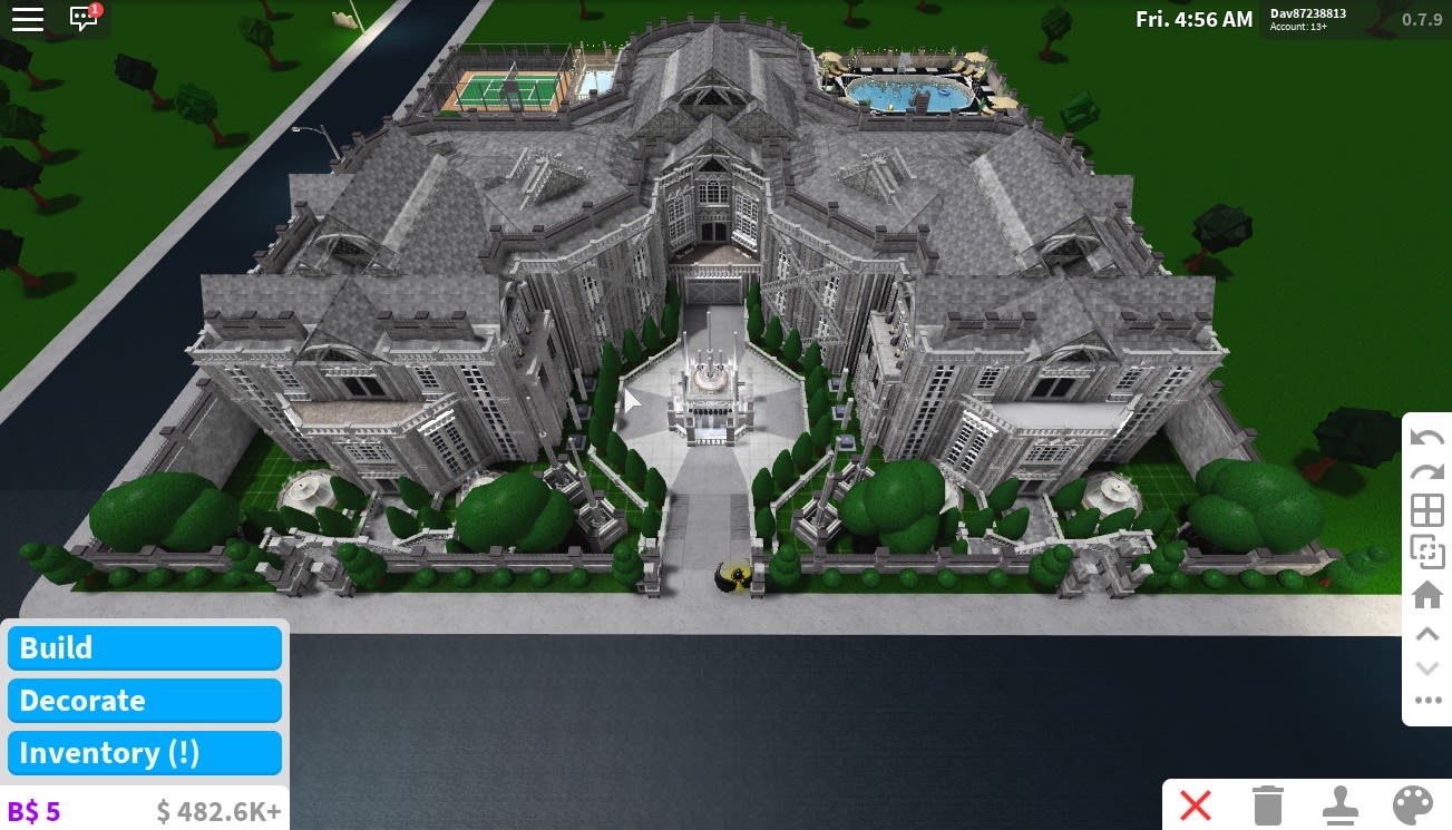 Build You An Impressive Mansion In Bloxburg By Cuteandsweetbab - how to make a roblox bloxburg mansion with 6k
