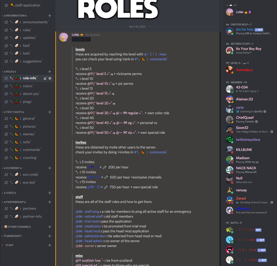Work hard to create a professional looking discord server by Forest__inc