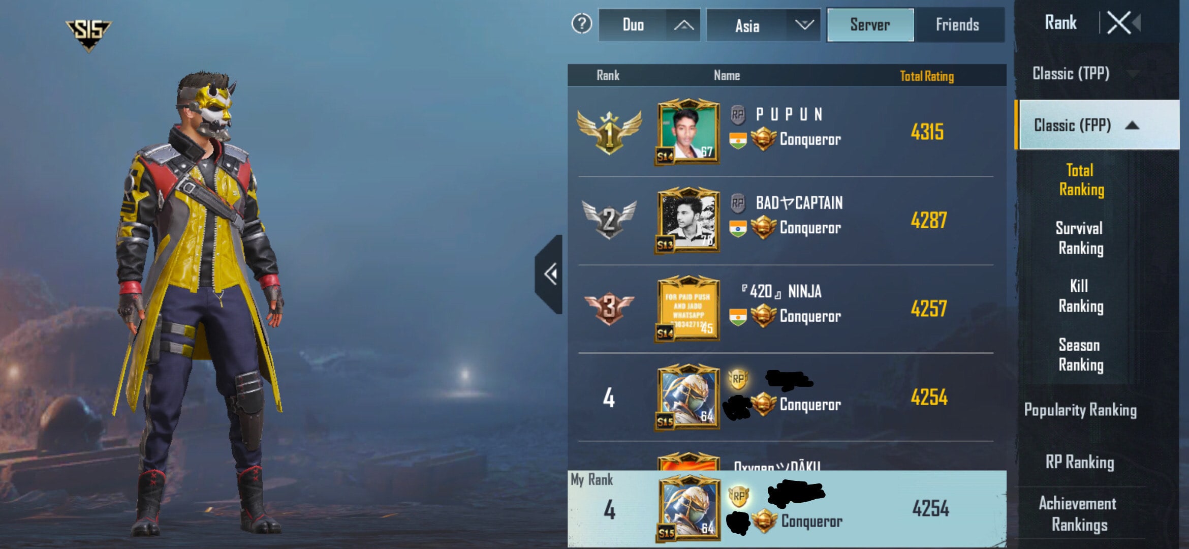 Push Rank Till Conqueror Or Ace In Pubg Mobile By Fahadkhalid1