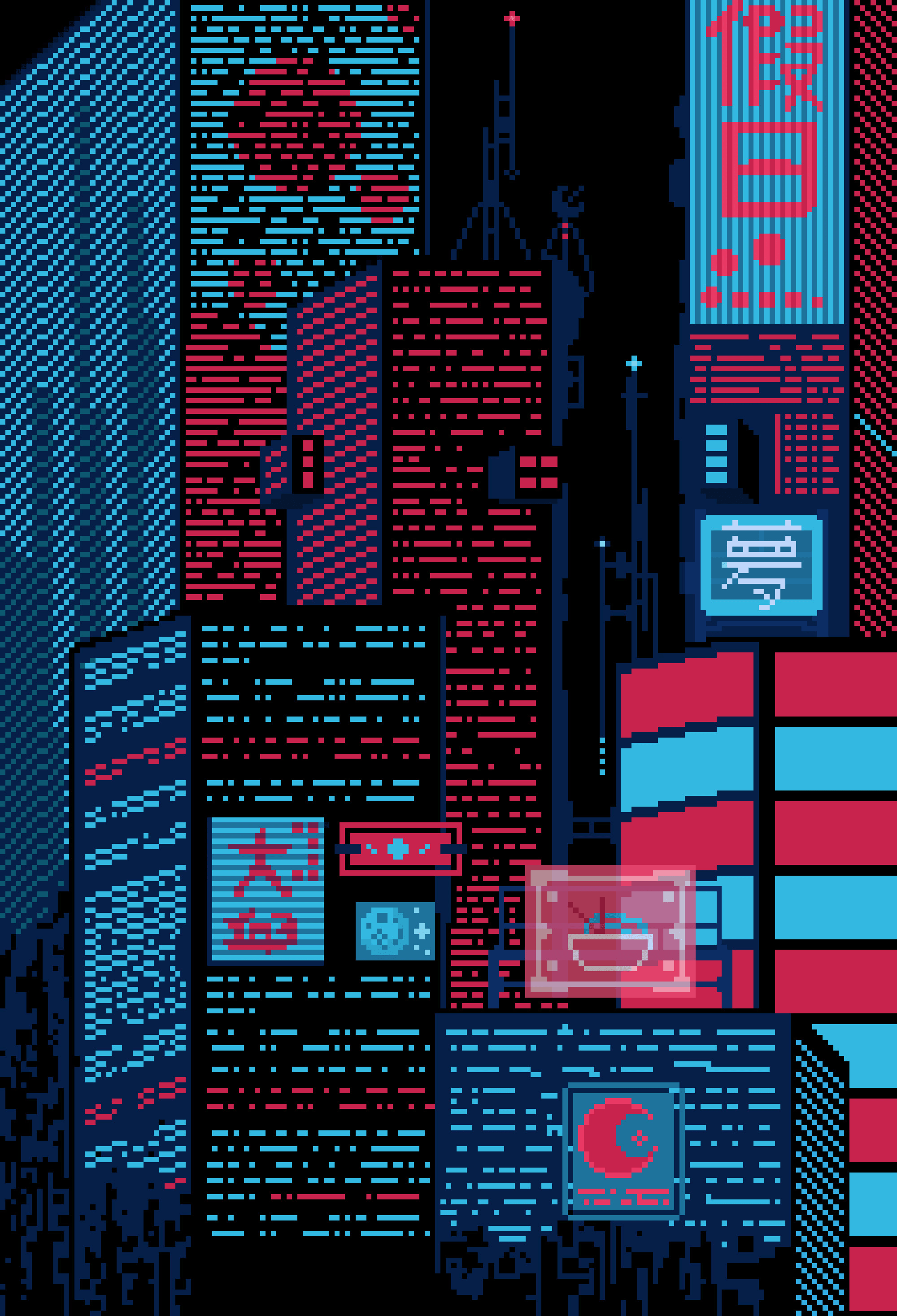 Create Vaporwave Pixel Art Illustrations By Invaderroxas Fiverr