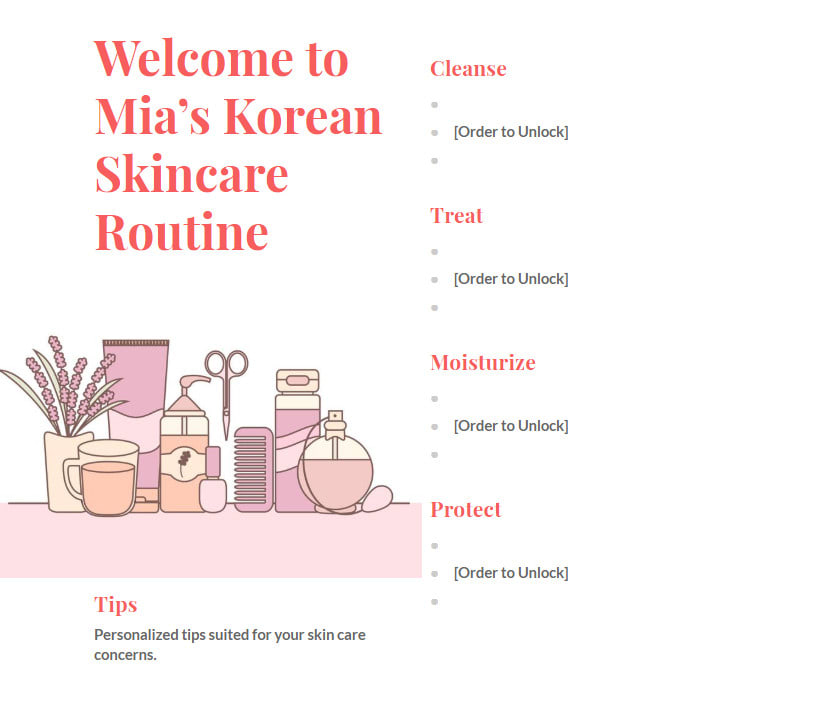personalized korean skin care routine