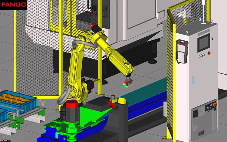 Create fanuc robot simulation in roboguide by Christian_pilon Fiverr