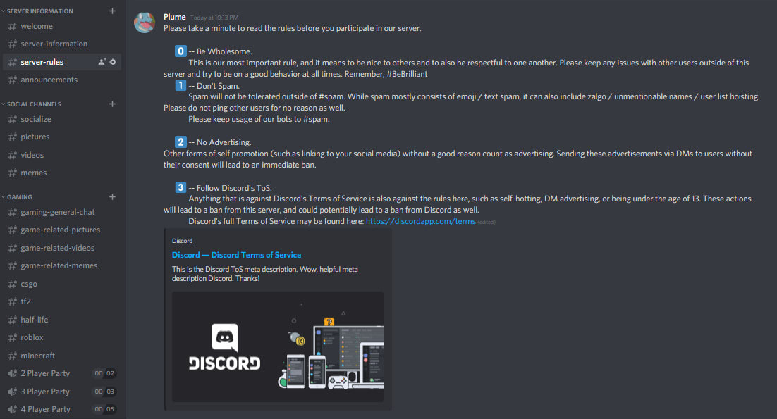 Create A Professional Gaming Or Community Discord Server For You By Plumee - roblox community discord roblox