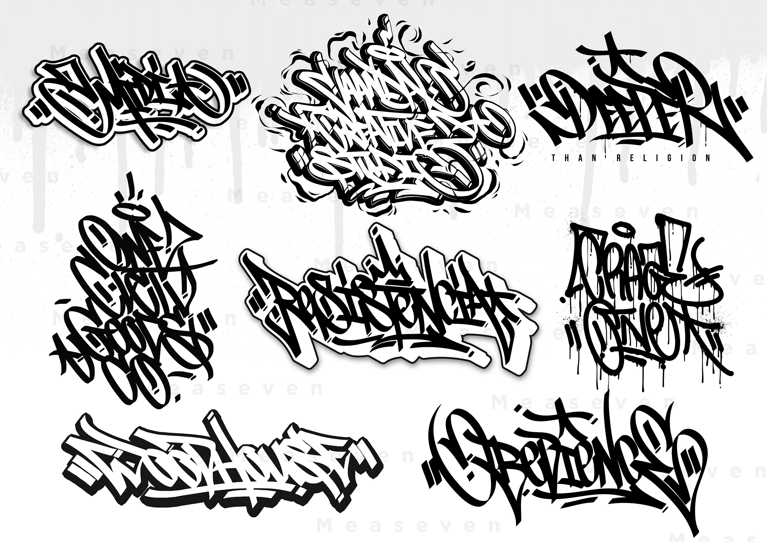 Do some great graffiti tags for you by Piksdailycomix