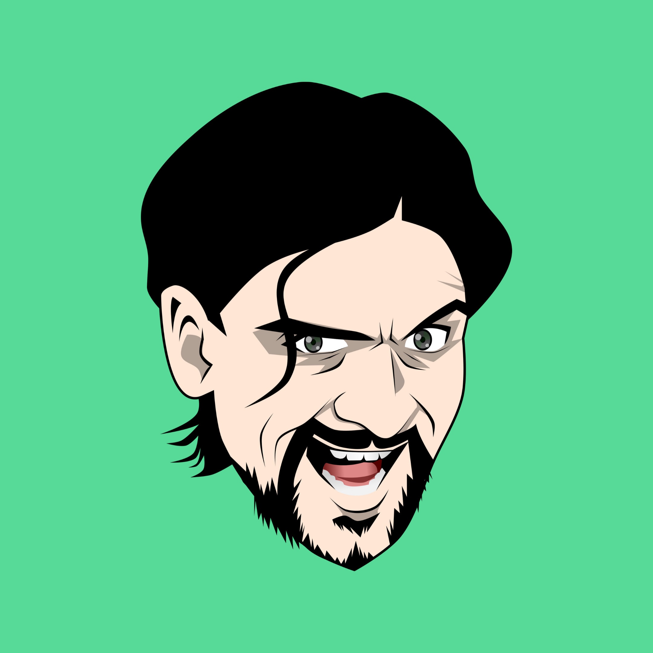 Make vector art of any face in my cartoon style by Slavoury | Fiverr