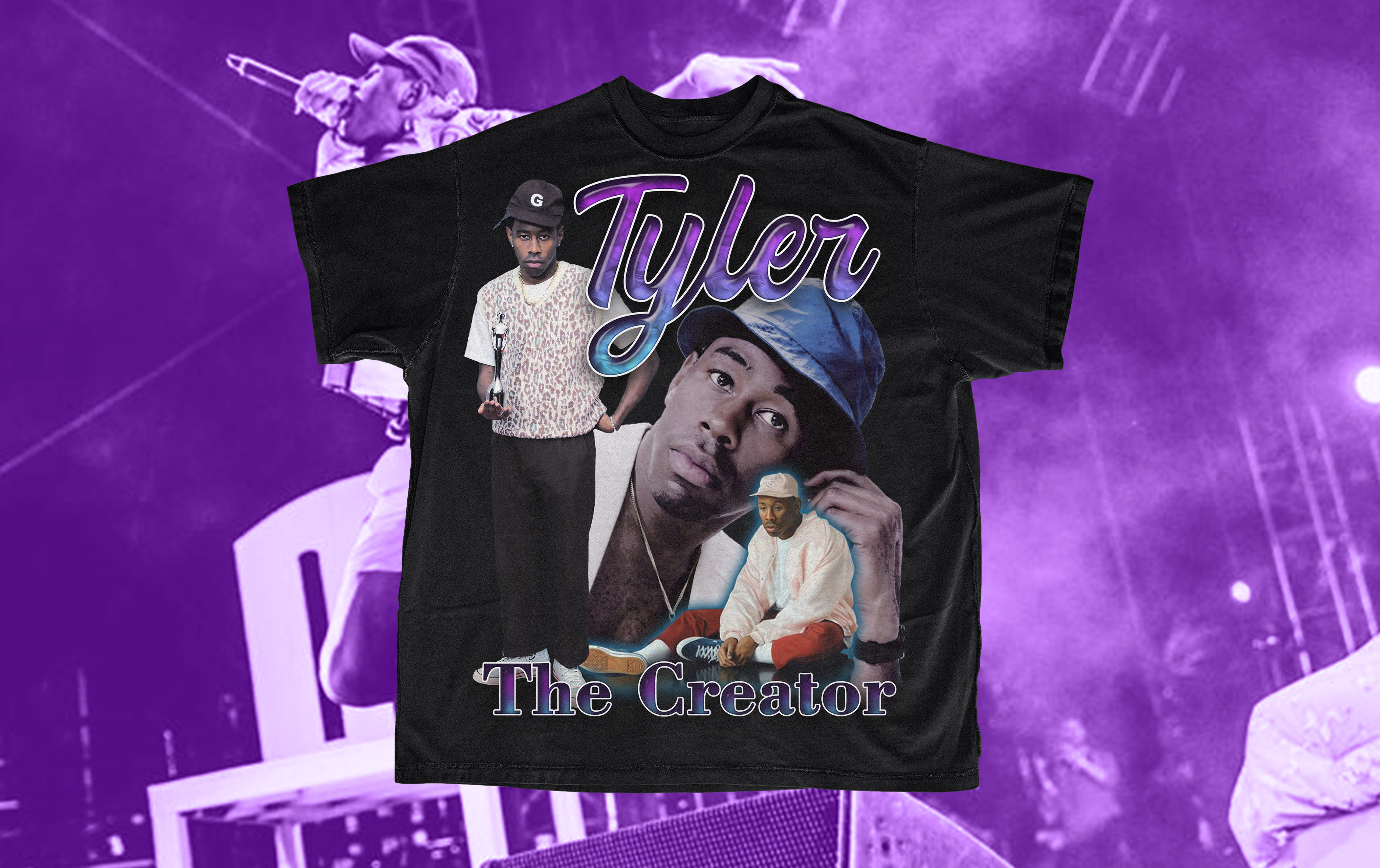 design 90s vintage rap tee for your brand or for yourself
