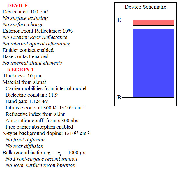 pc1d simulation