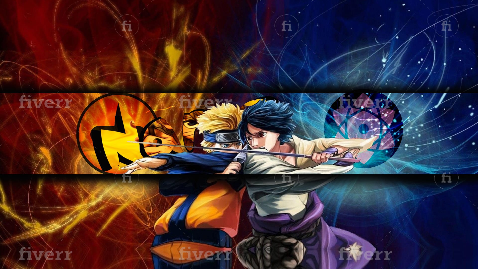 Anime Template Banner Template Anime Log Channel Naruto Channel