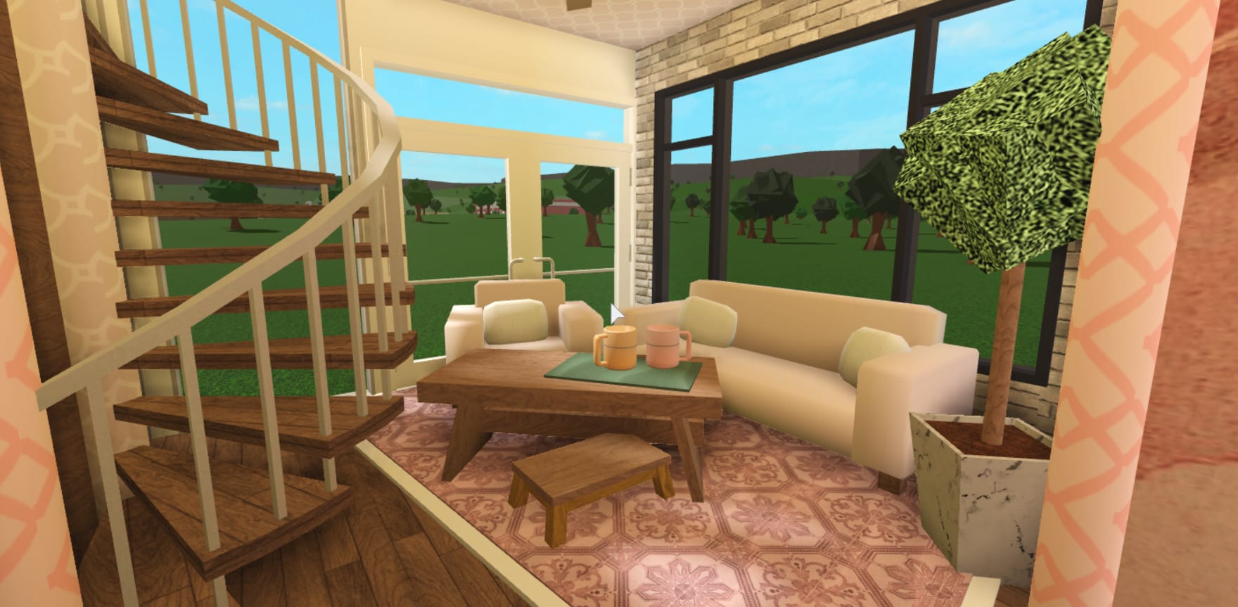 Roblox Bloxburg Living Room Tutorial