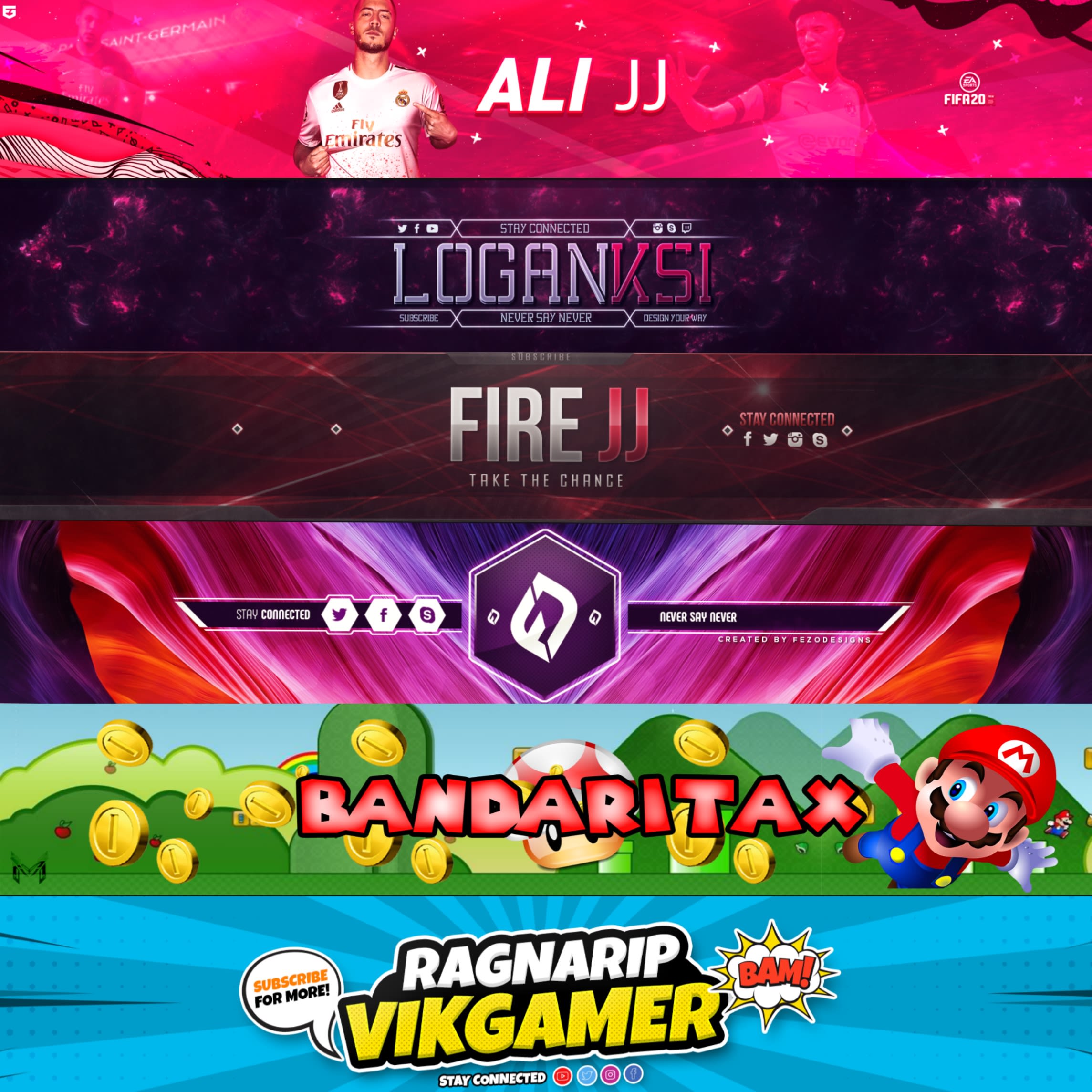 Pro Gaming  Banner Template, FezoDesigns