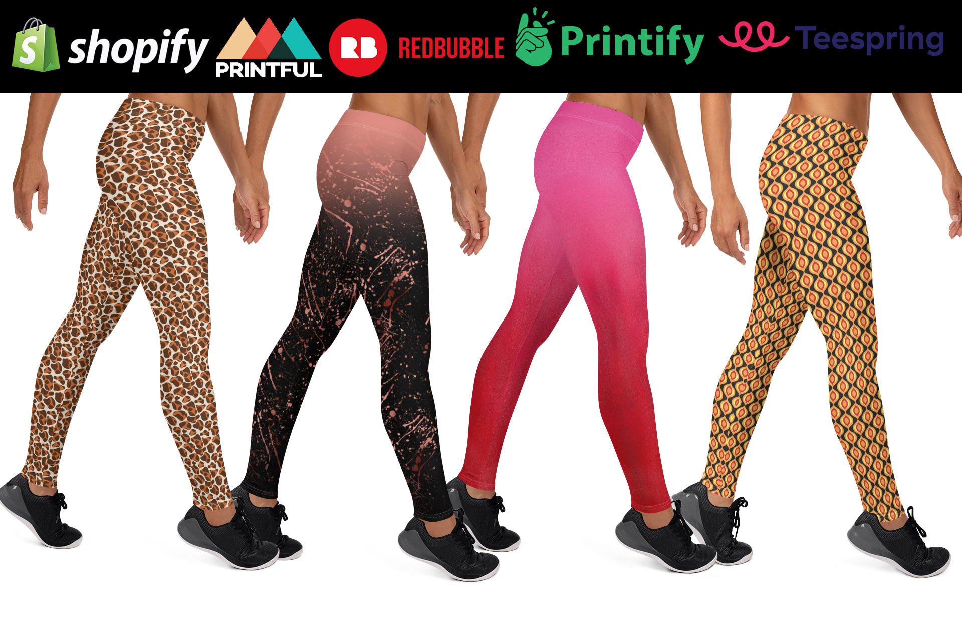 Do custom leggings design and yoga pants by Tonytyagi