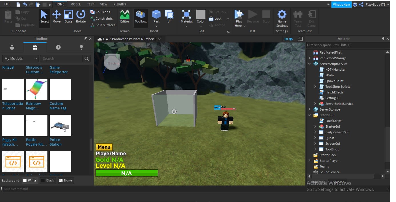 Add Some Things That Will Make Your Roblox Game Look Better By Guhanganesh Fiverr - how to add custom name tags roblox