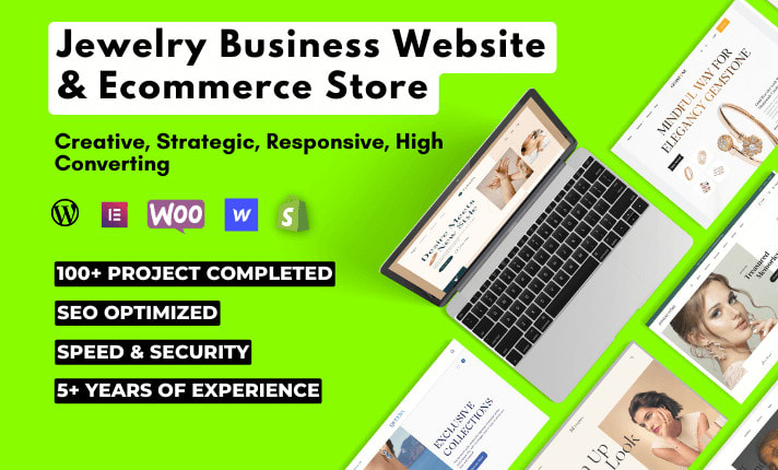 design jewelry website and jewelry store that sells