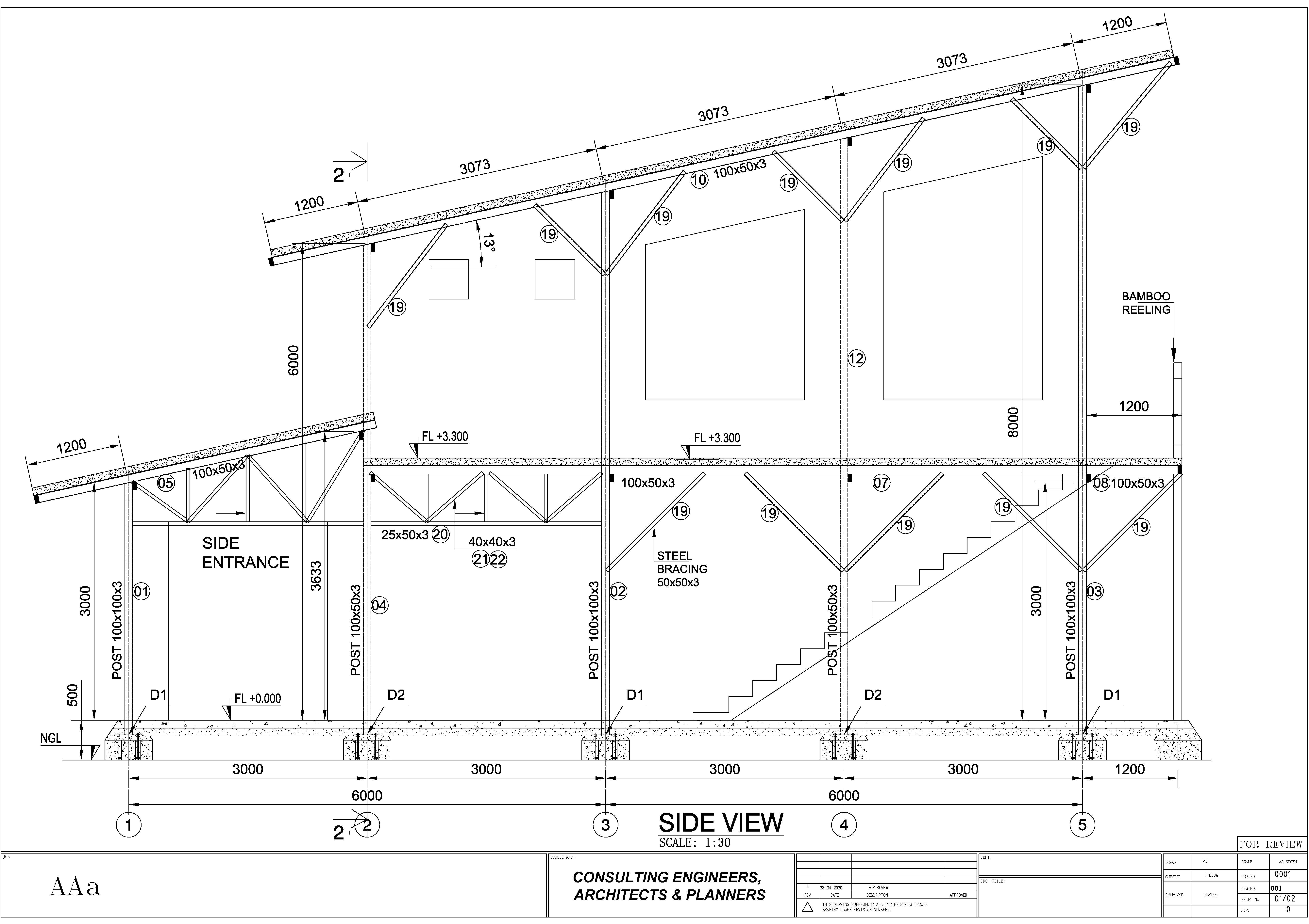 Design Of Two Story House Light Steel Frame Structure By Jamal8isotec Fiverr