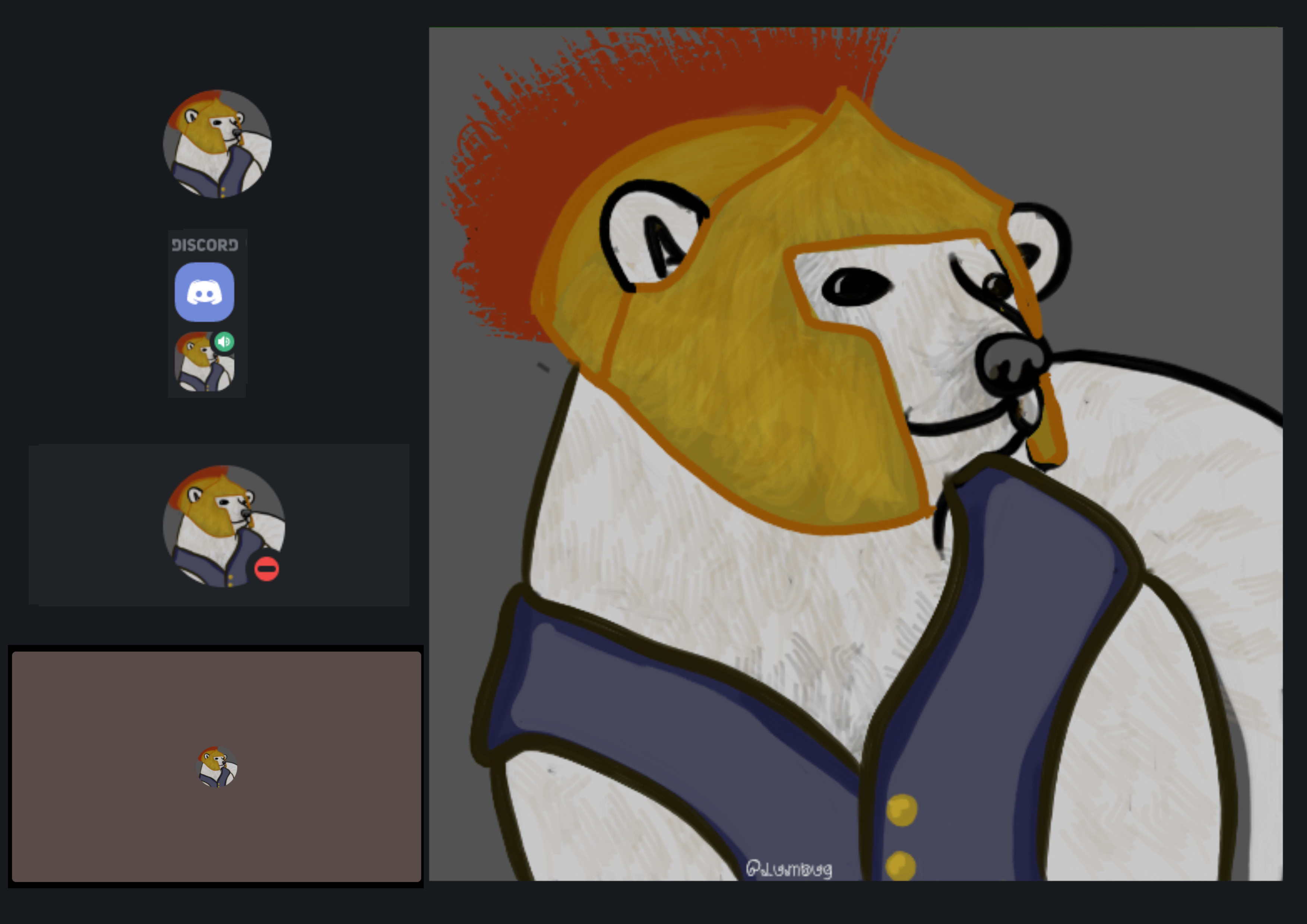 Customize this Hand-drawn Cool Animals Discord Profile Picture