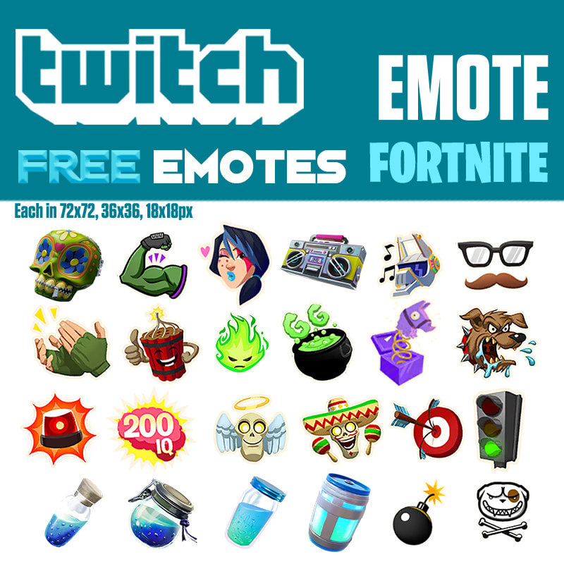 Create Custom Fortnite Themed Twitch Emote Or Badge Big Boom Offer Is Going On By Samit 007 Fiverr