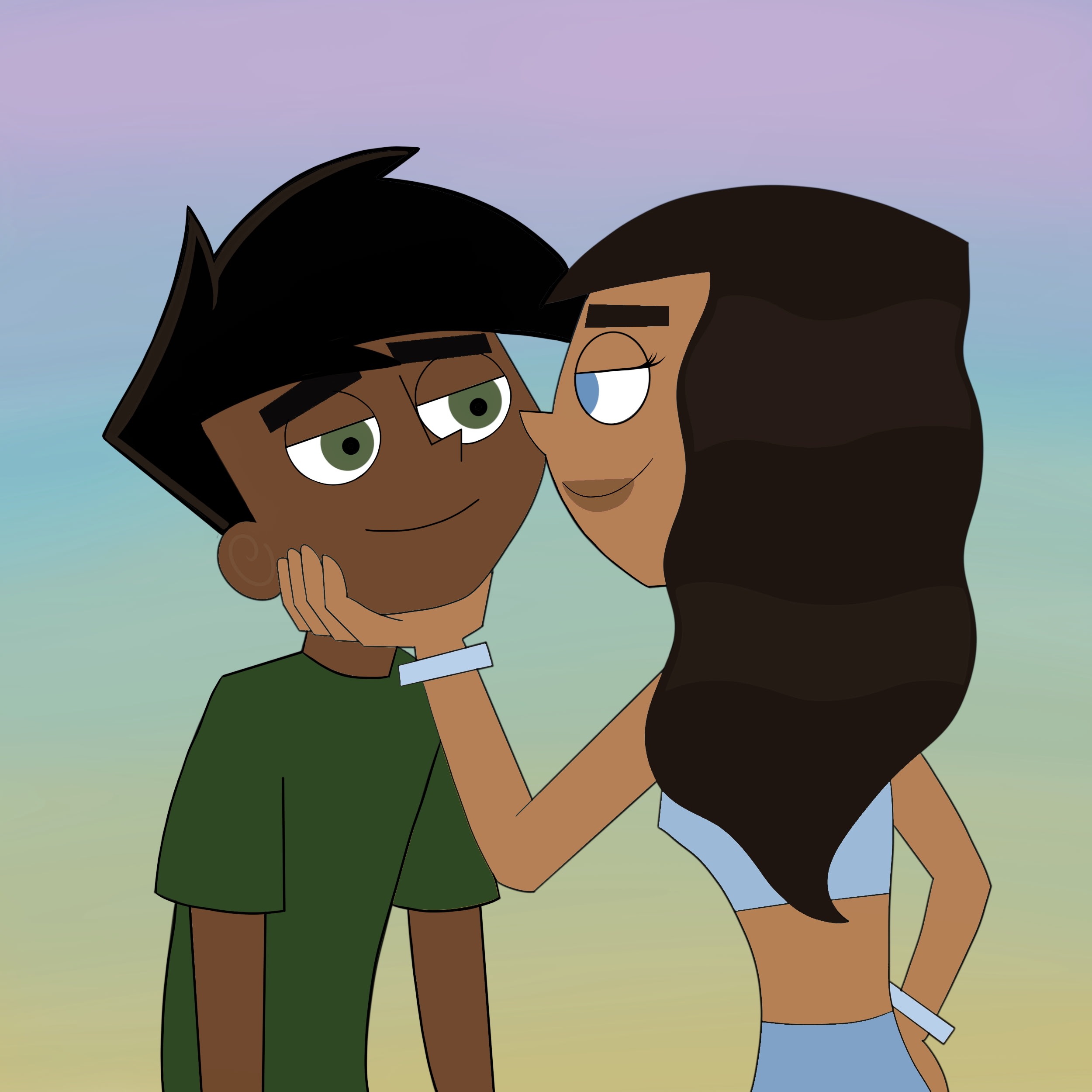 Personalize your couple photos to a cartoon style picture by Art_by_elle |  Fiverr