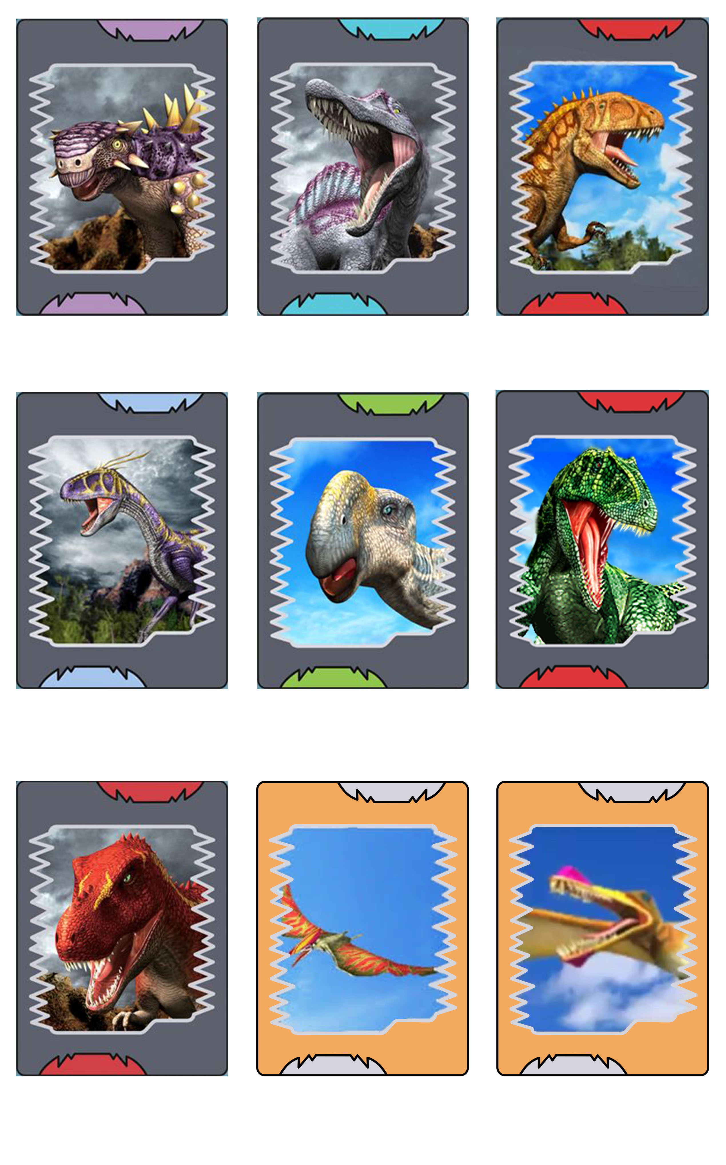 Dinosaur king cards printable