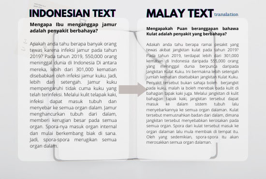 Indon to malaysia translate