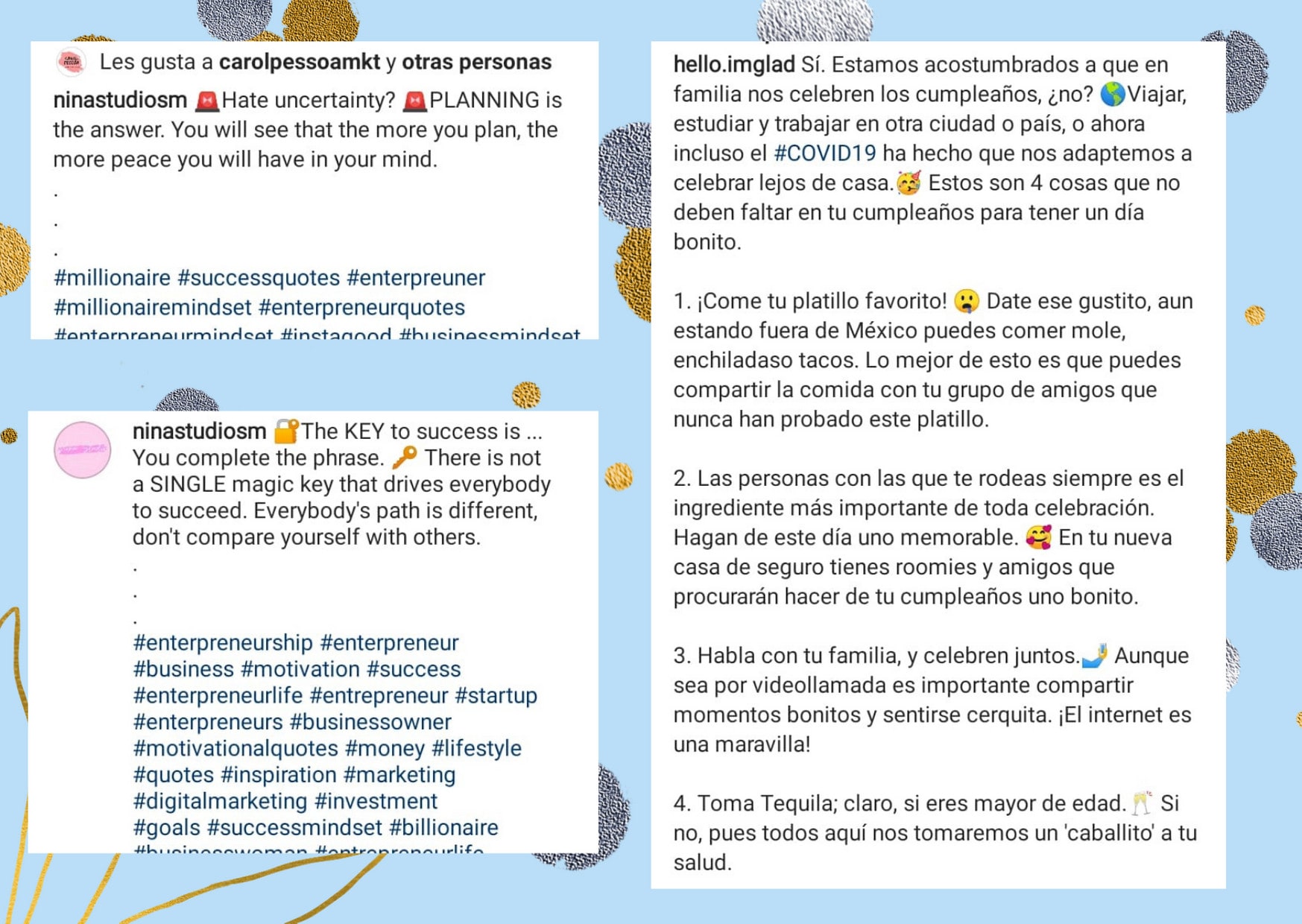 >Write Instagram Captions In Spanish And Find Hashtags By Carminavargas