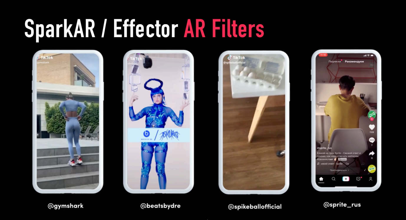 create branded ar effects and filter for instagram tiktok