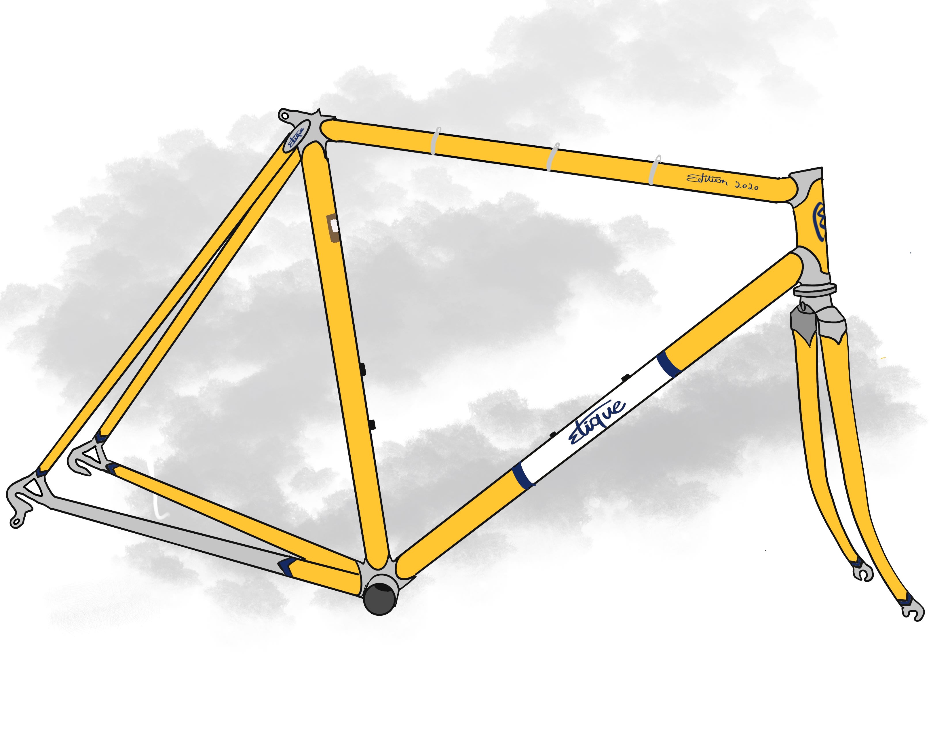 Vintage Bike Repainting Steel Bike Frame Custom Paint Job Respray