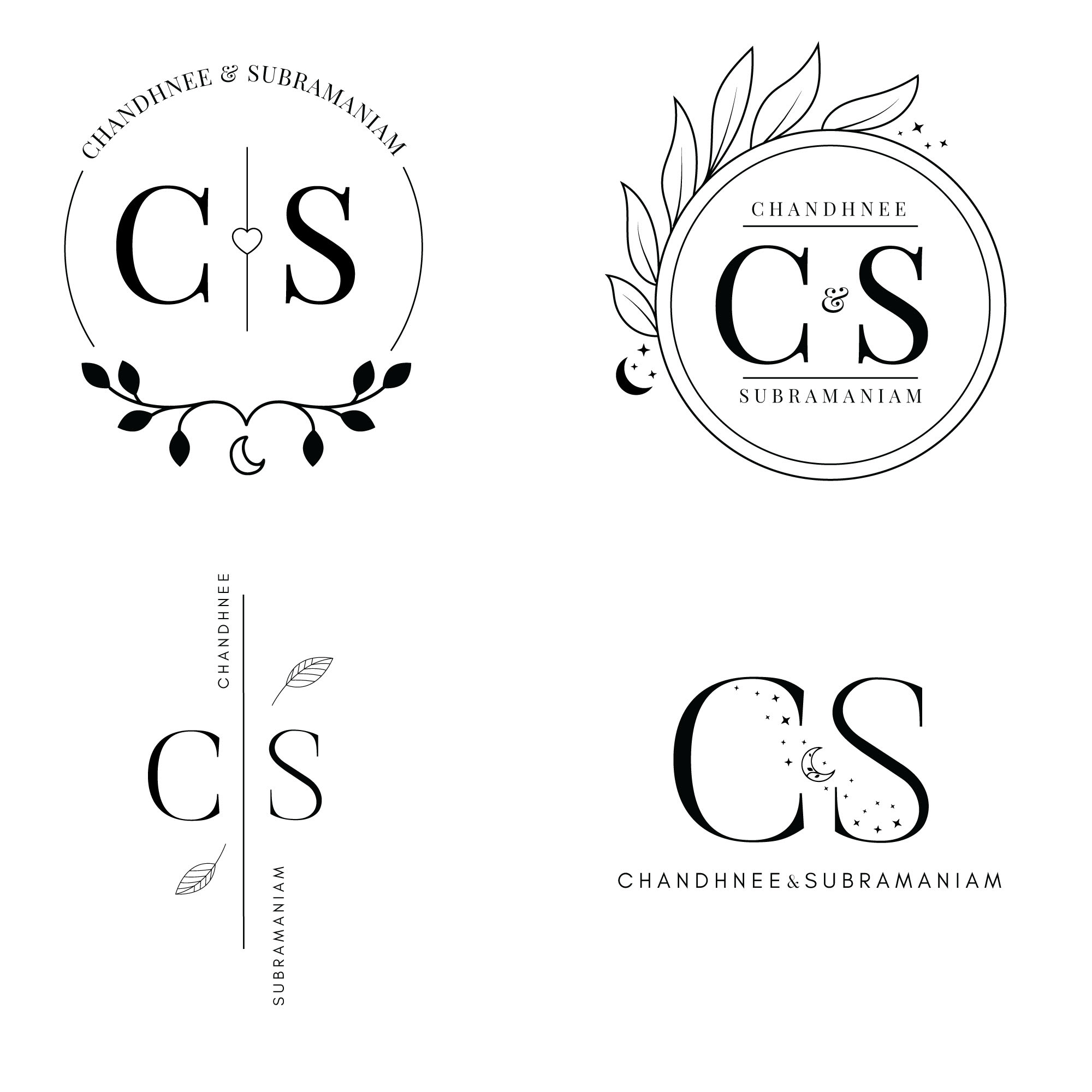 Design a custom wedding logo with your names and date by Originalbykris