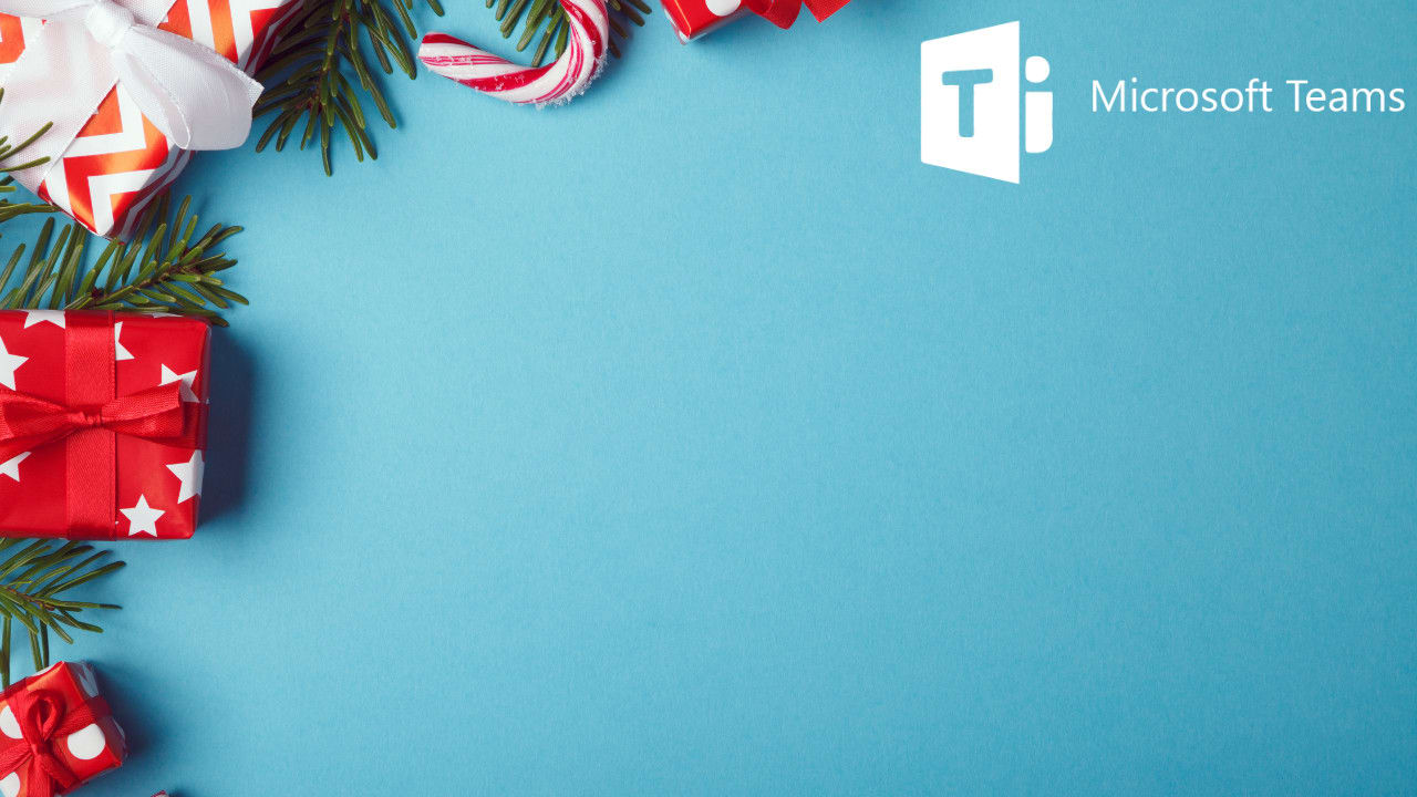 microsoft teams christmas background images free