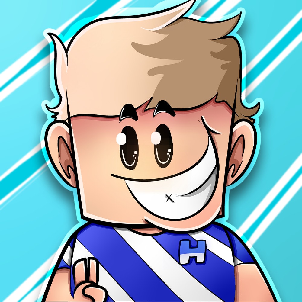 Make you a roblox cartoon , twitch logo by Skilledscripter