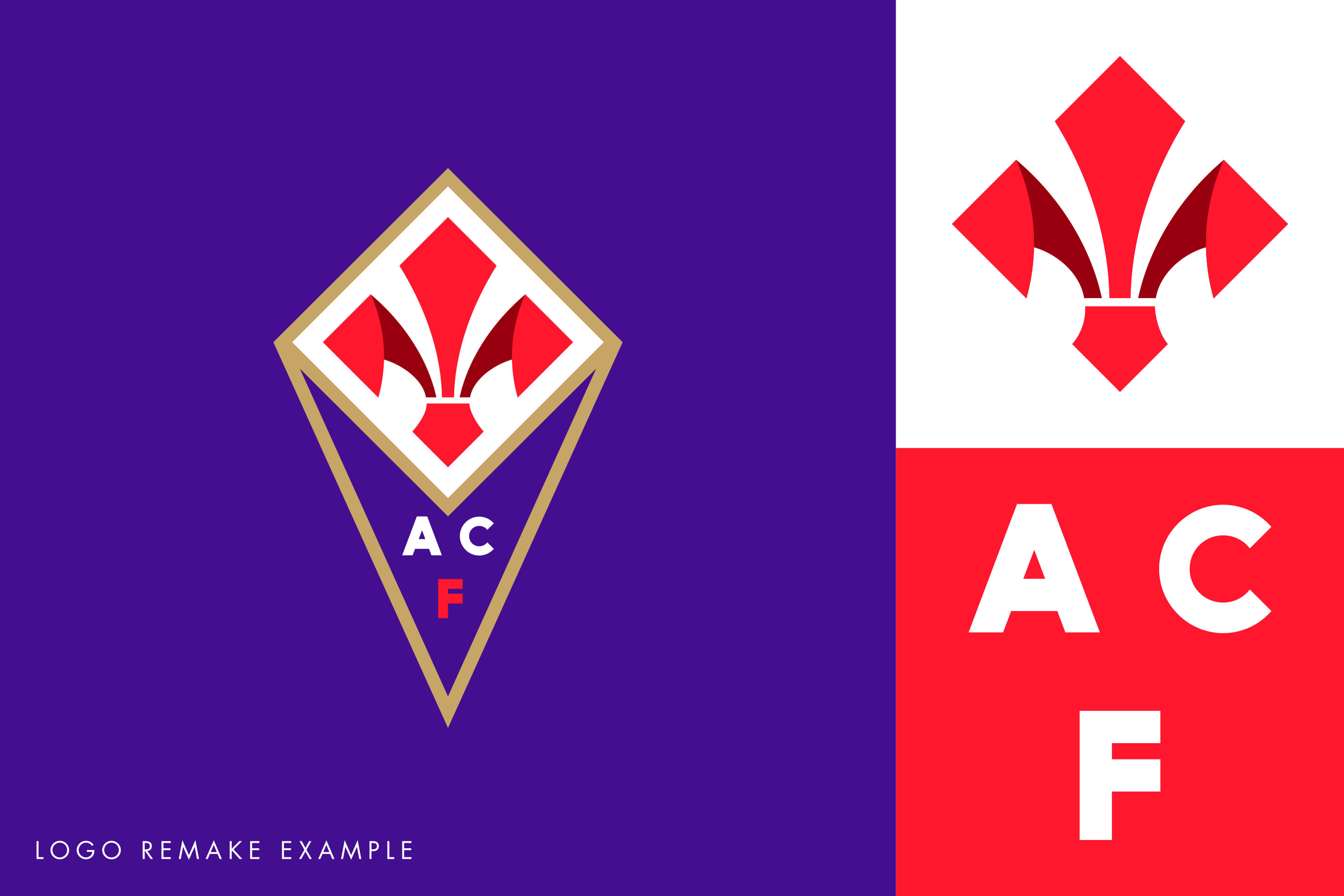 ACF FIORENTINA in 2023  Logo redesign, ? logo, Creative professional