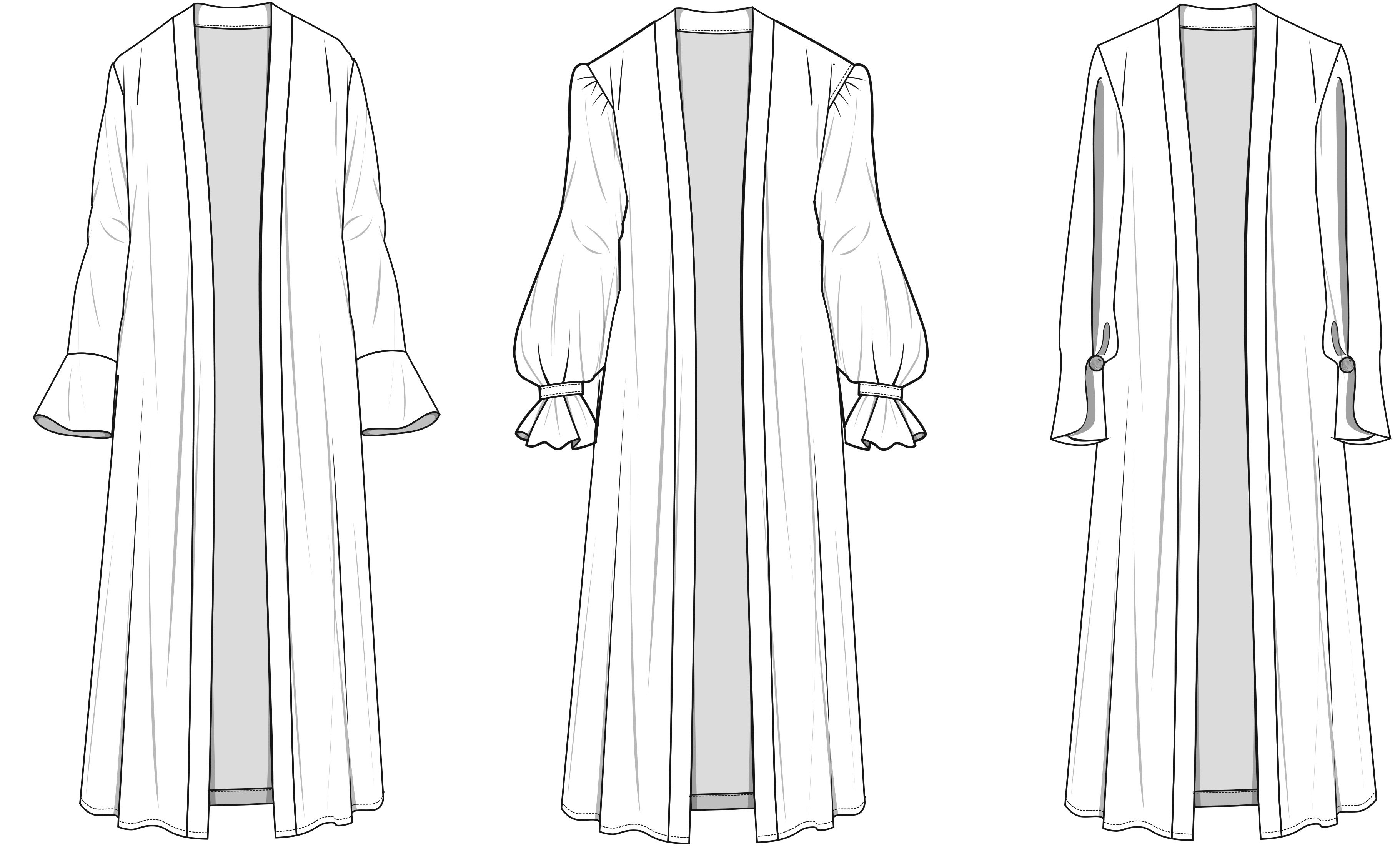 Sketch Abaya Drawing | escapeauthority.com