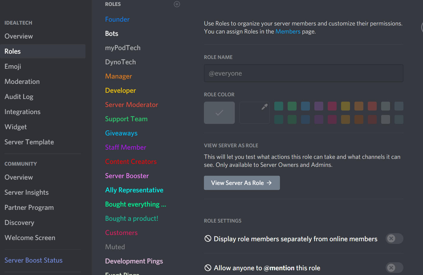 Create roblox discord server with assign roles by Bumboo