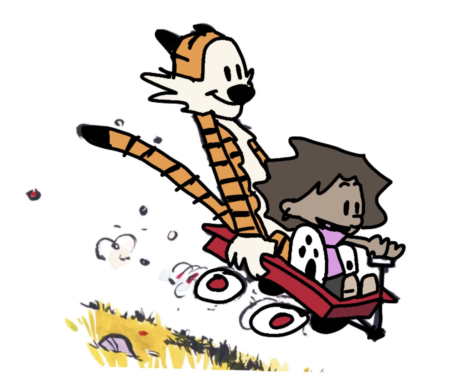Draw you as a calvin and hobbes character by Wfayec | Fiverr Draw you as a calvin and hobbes character by Wfayec | Fiverr