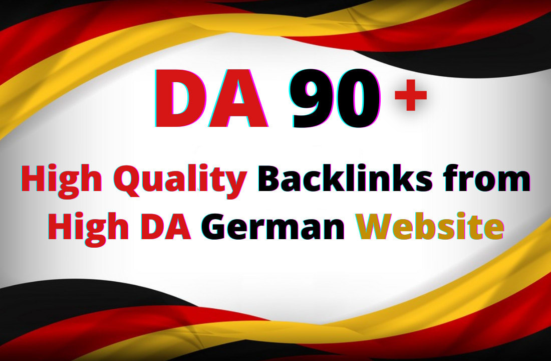 provide high quality dofollow german backlinks from high authority da 90 sites