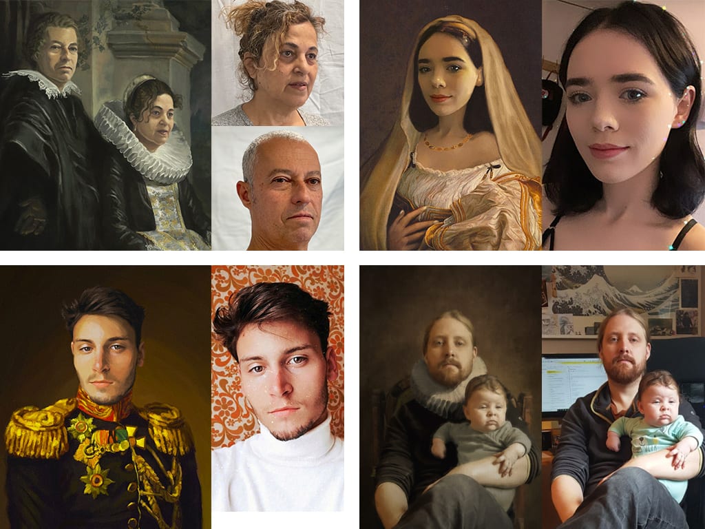 Personalized Renaissance Masterpiece Allegorical Family Portrait