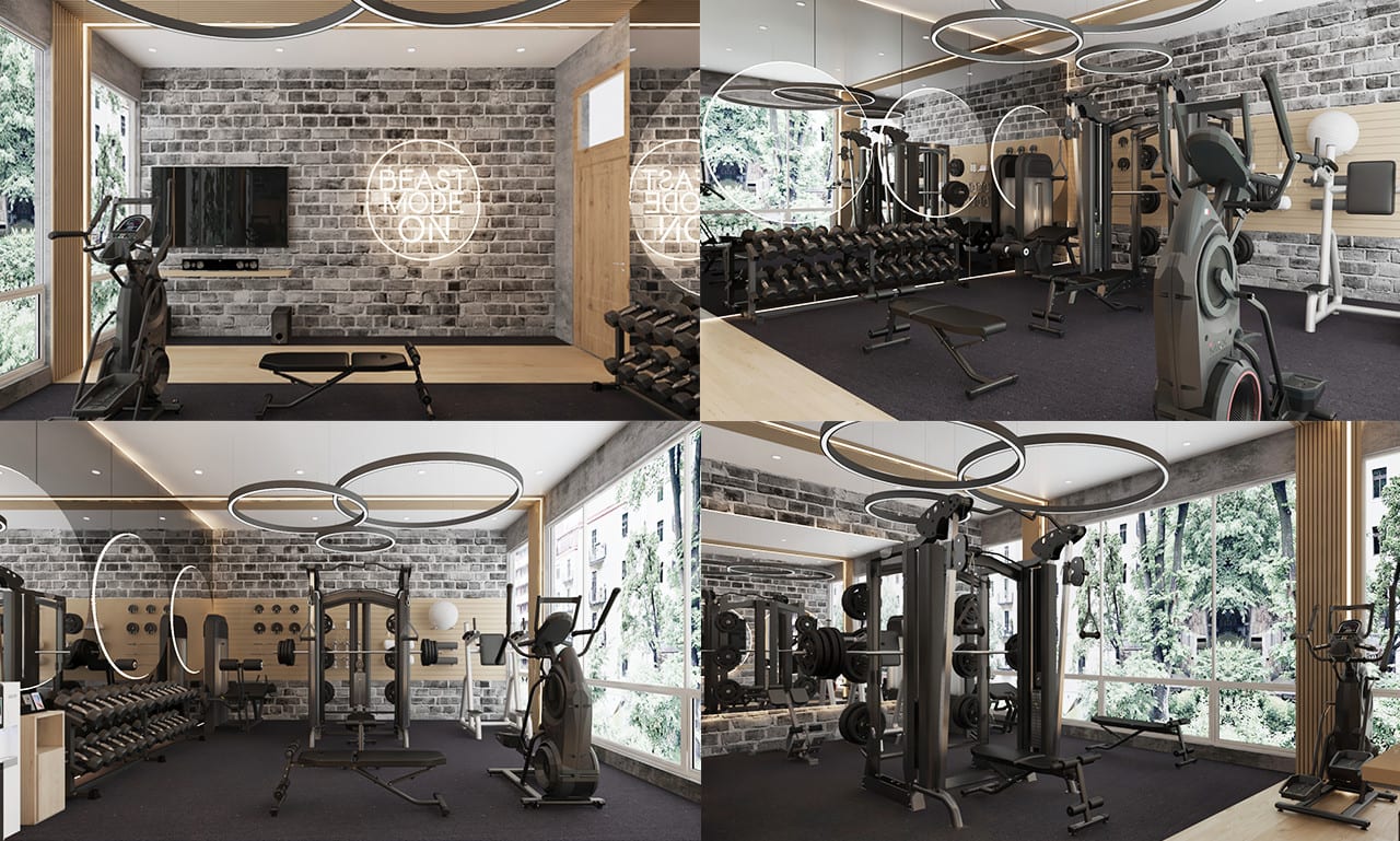 Futuristic Gym Studio Ideas Modern Gym Interiors Design At ₹ 45