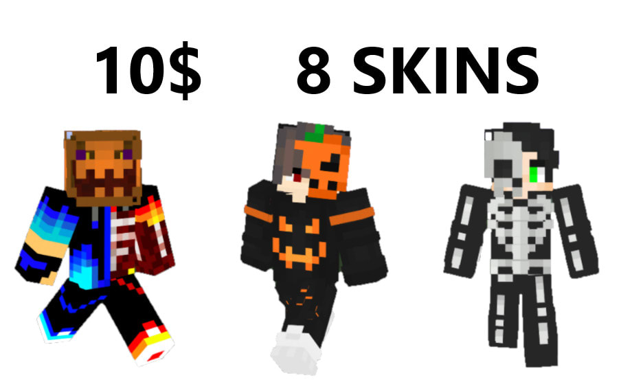 Do a minecraft wallpaper with your skin by Jddu46