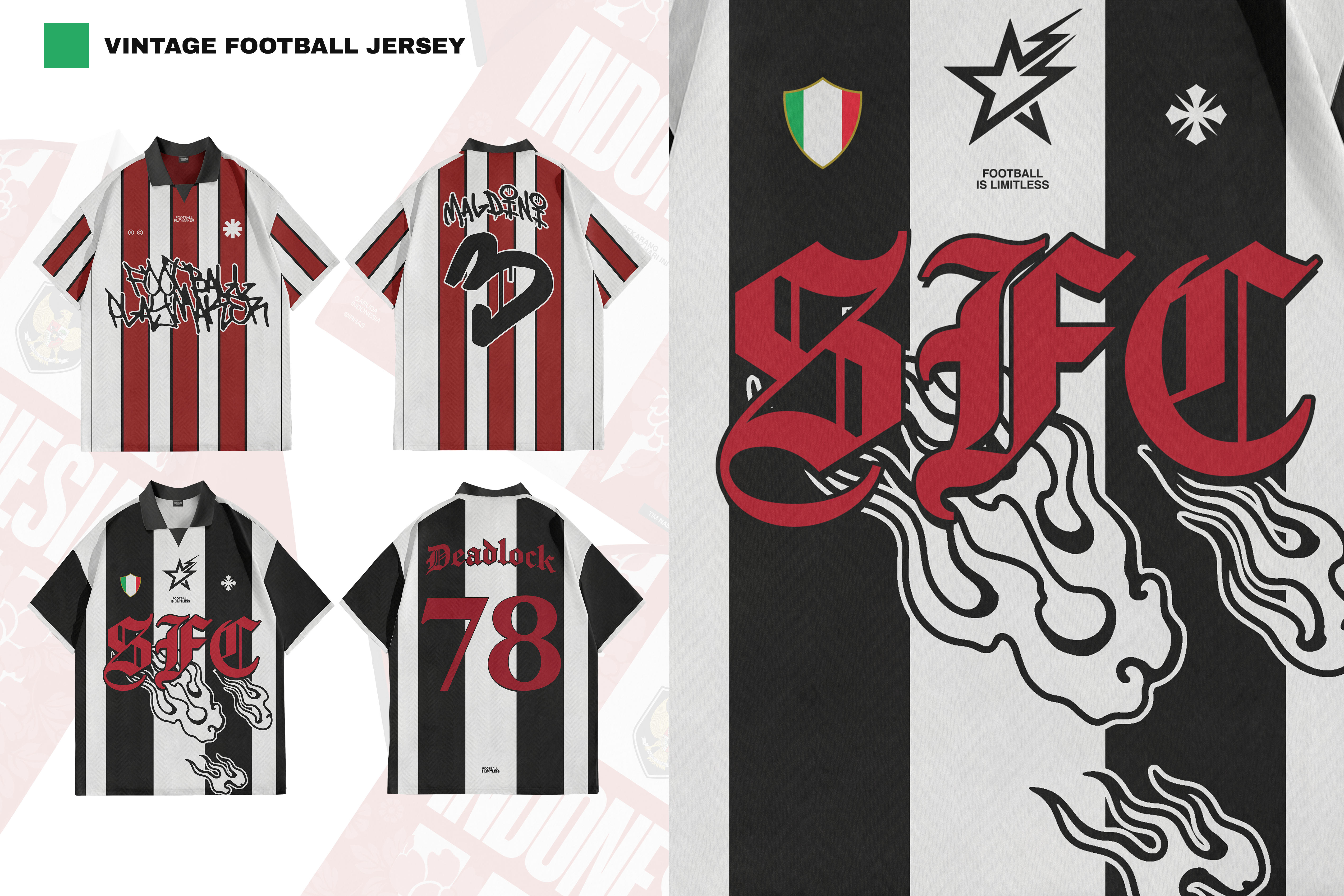 Créez un maillot de football vintage pour votre marque