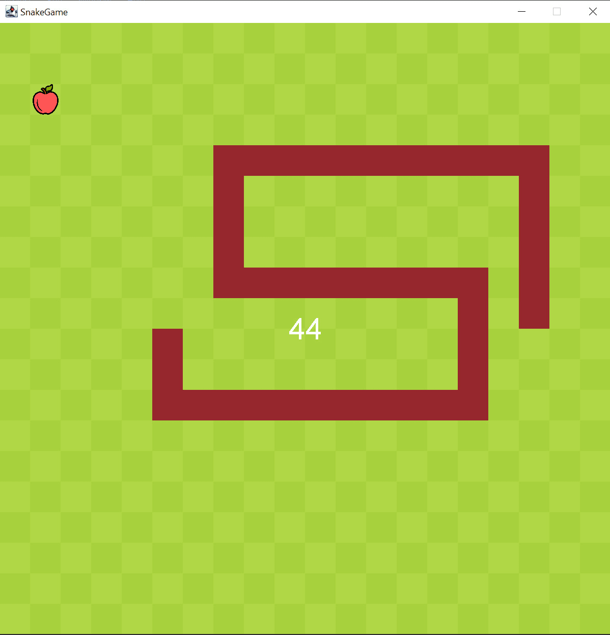 create the snake game in java