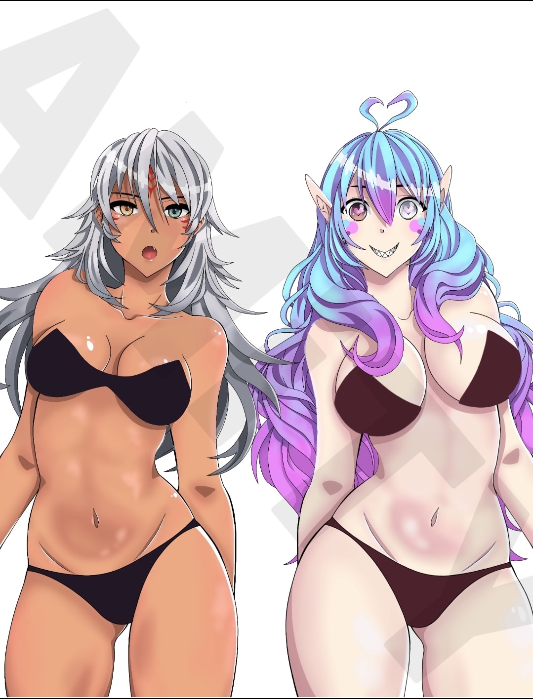 Draw beautiful oc or anime character art sfw, lewd, nsfw by Am1ty_r3d |  Fiverr