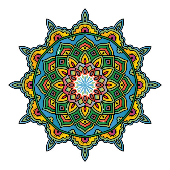 KDP- Mandala Coloring Books with Flower Graphic by TSDesign · Creative  Fabrica
