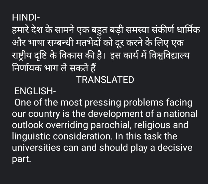 conversation ka hindi