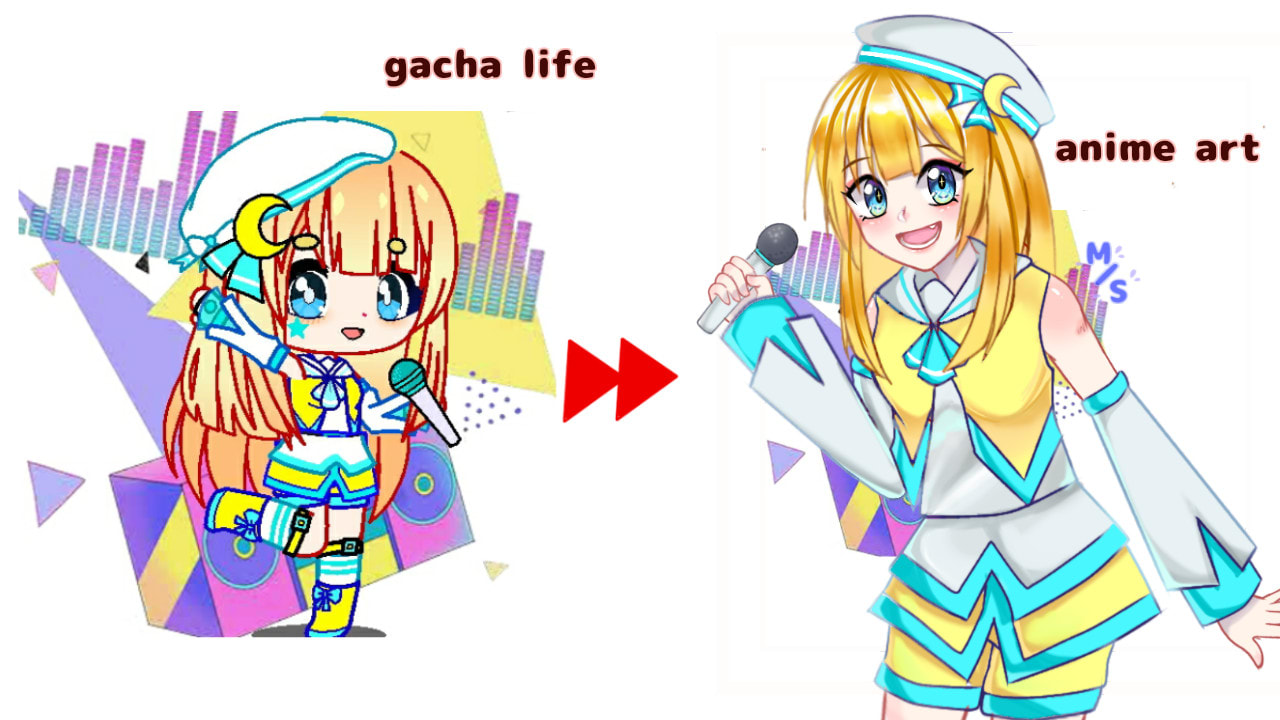 Gacha life girl oc's  Anime drawing styles, Fan art drawing, Life art