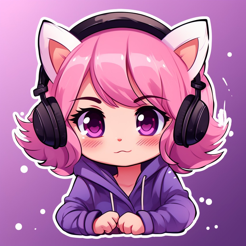 Draw cute chibi anime icon for , twitch, vtuber by Kirara_alex313