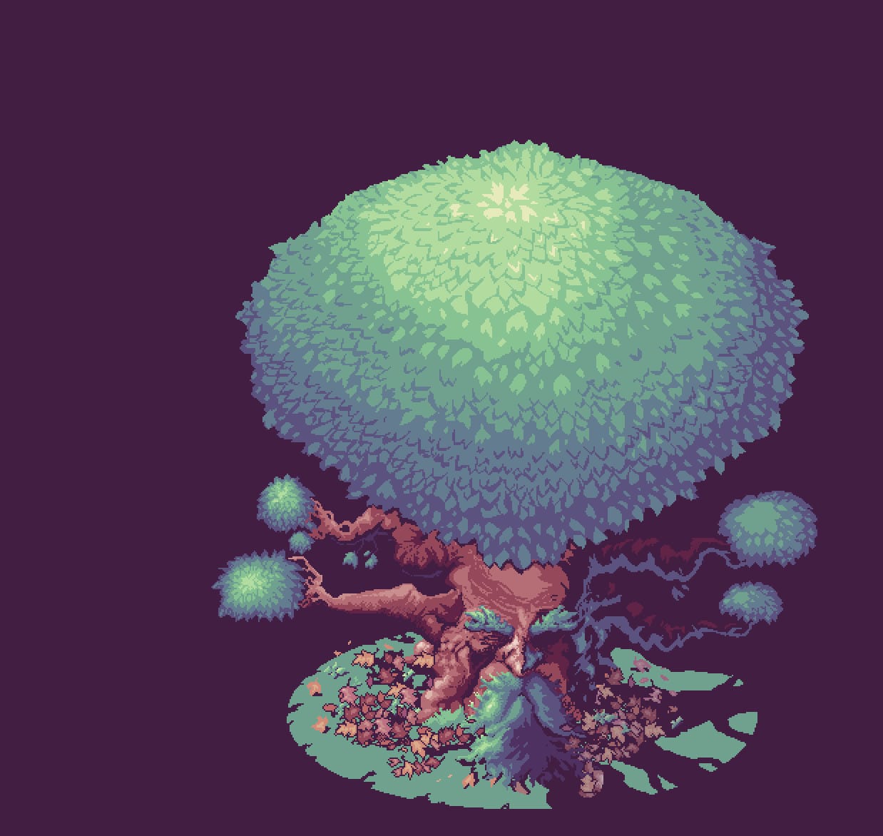 Simple GIF showcasing my pixel art. Everything 100% pixeled by me, except  for 3 small plant placeholders. Originally RPG Maker project. HMU if you  could imagine joining the team! (Note: almost nothing