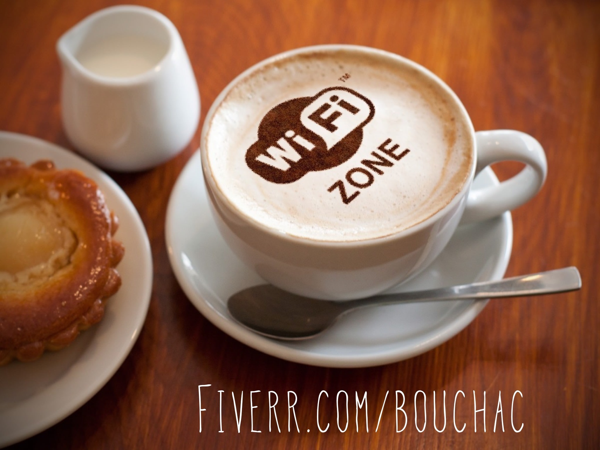 put your logo or message on COFFEE foam